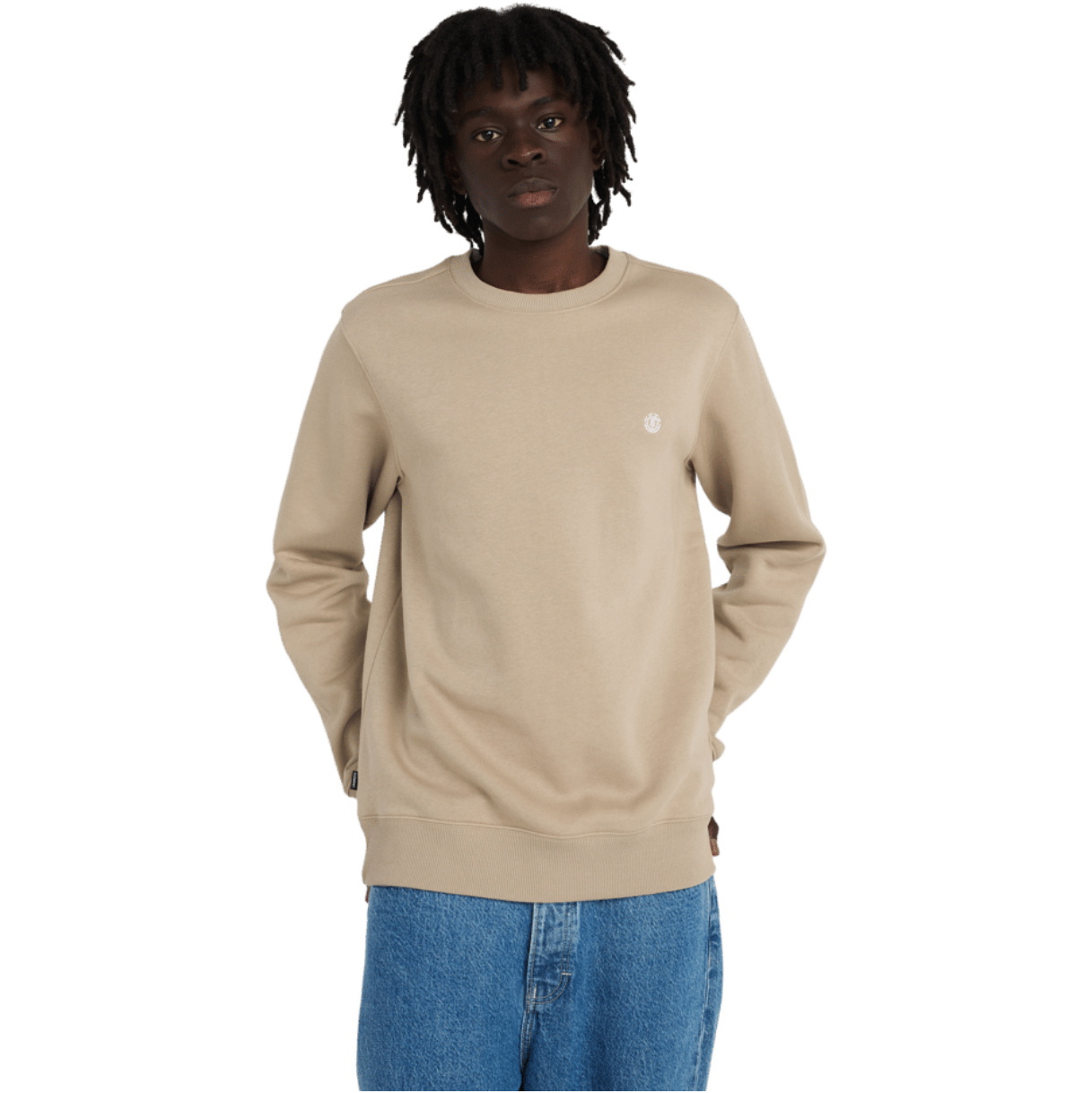 2026 Element Mens Icon Embroidery Sweatshirt ELYFT00197 - Aluminum